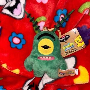 Plankton Spongebob SquarePants Fuggler keychain RARE BRAND NEW QUICK SHIP